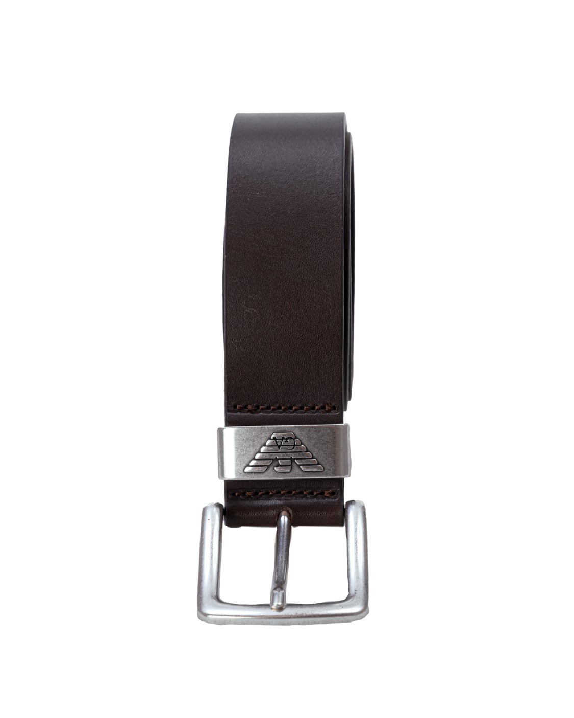 shop EMPORIO ARMANI  Cintura: Emporio Armani cintura in pelle con fibbia logata.
Altezza: 4 cm.
Pelle martellata.
Brand logo.
Tinta unita basic.
Chiusura con fibbia.
Composizione 100% Pelle di bovino.
Fabbricato in Italia.. Y4S201 YDD6G-80005 number 2254167
